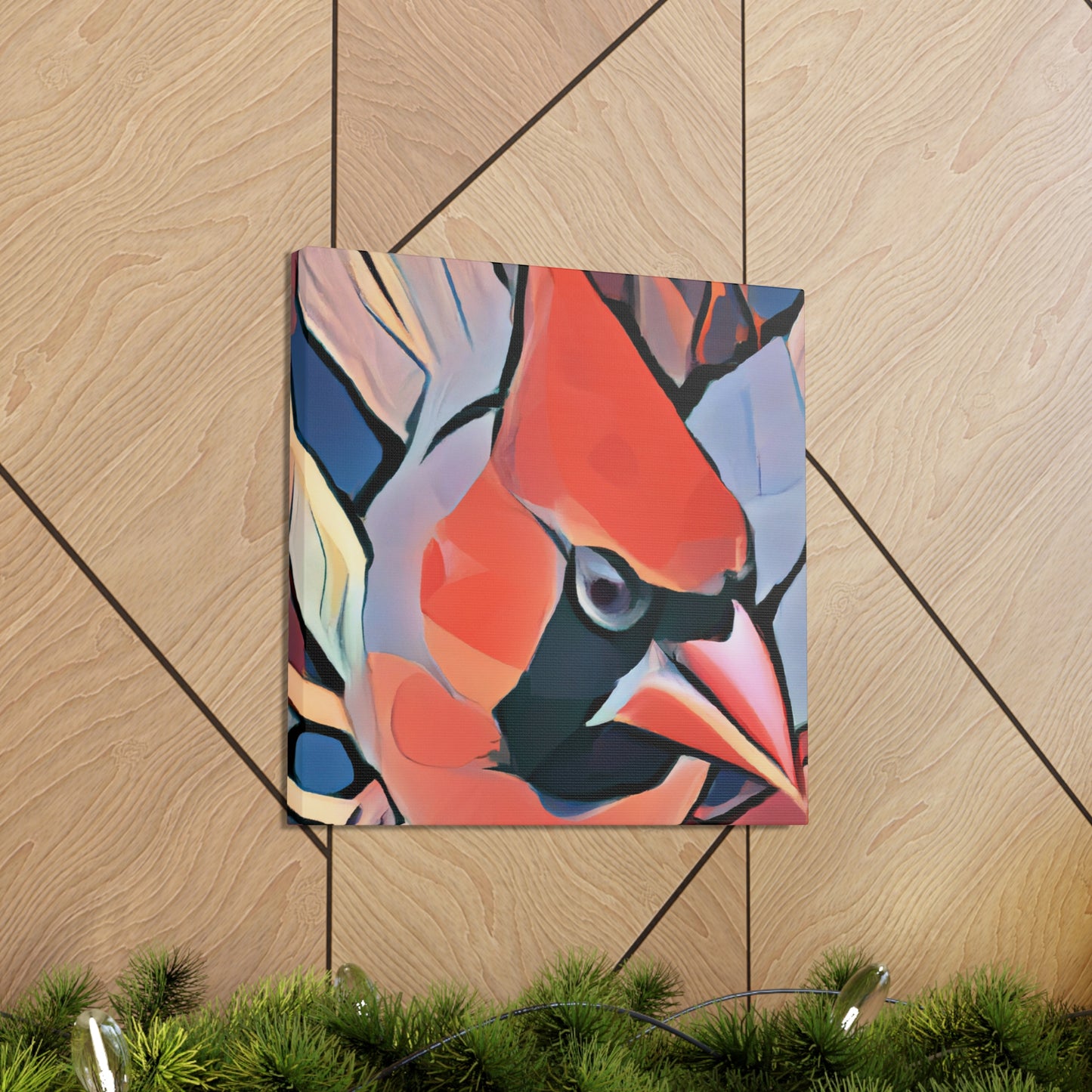 "Northern Cardinal Splendor" - Canvas