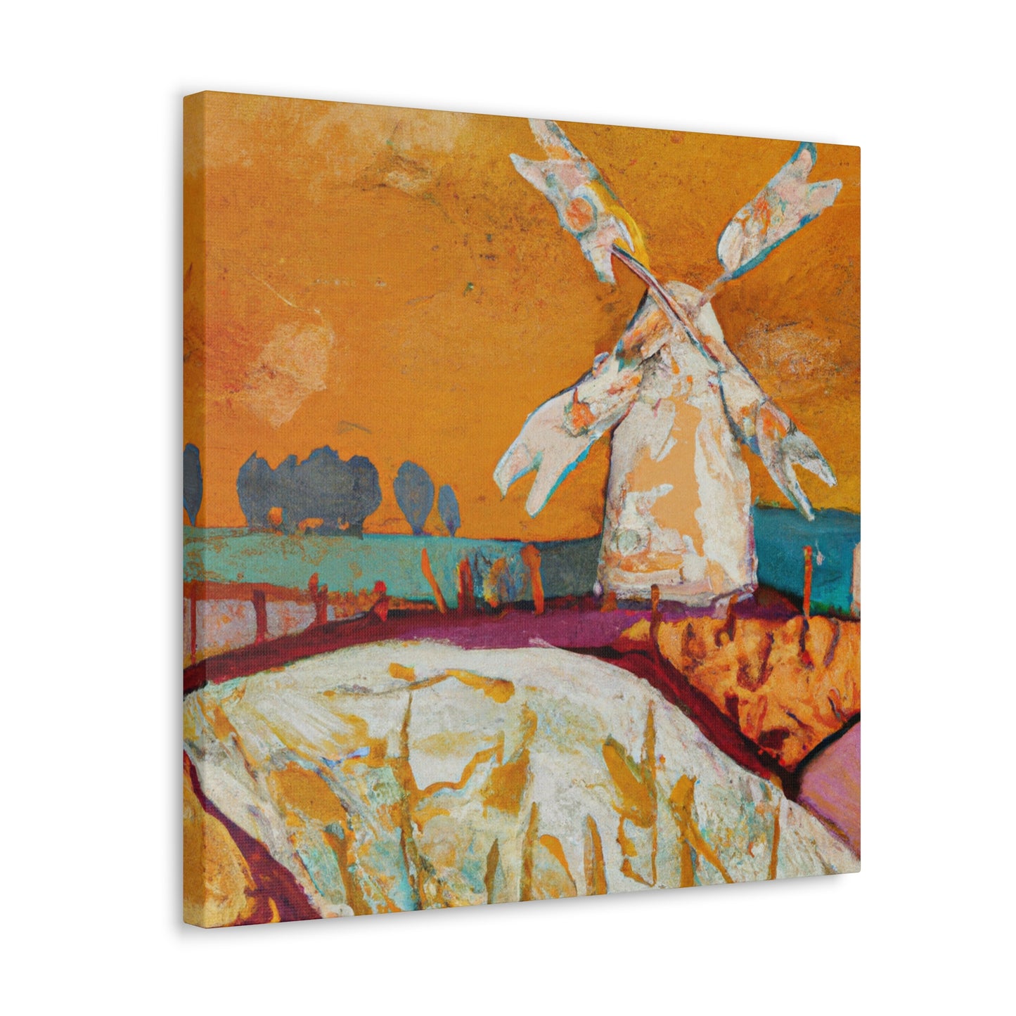 Windmill In Motion - Canvas