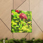 "Hydrangea Digital Tapestry" - Canvas