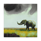 Elephant's Surreal Dream - Canvas