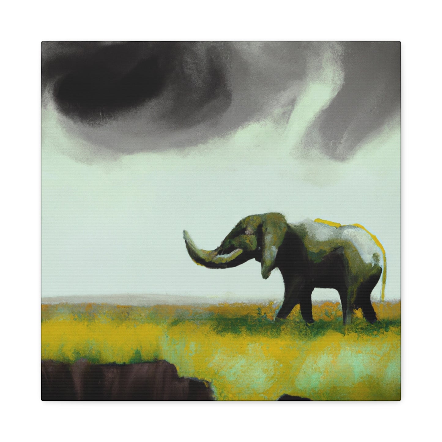 Elephant's Surreal Dream - Canvas