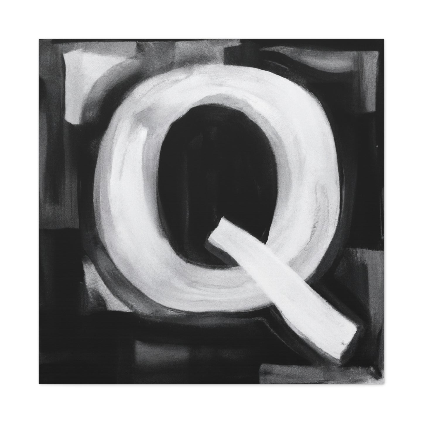 "Q's Dynamic Reflection" - Canvas