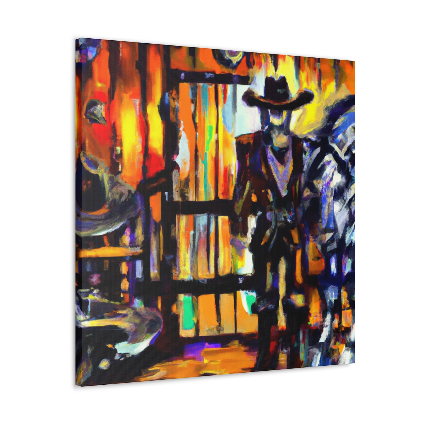 Saloon in Impressionism - Canvas