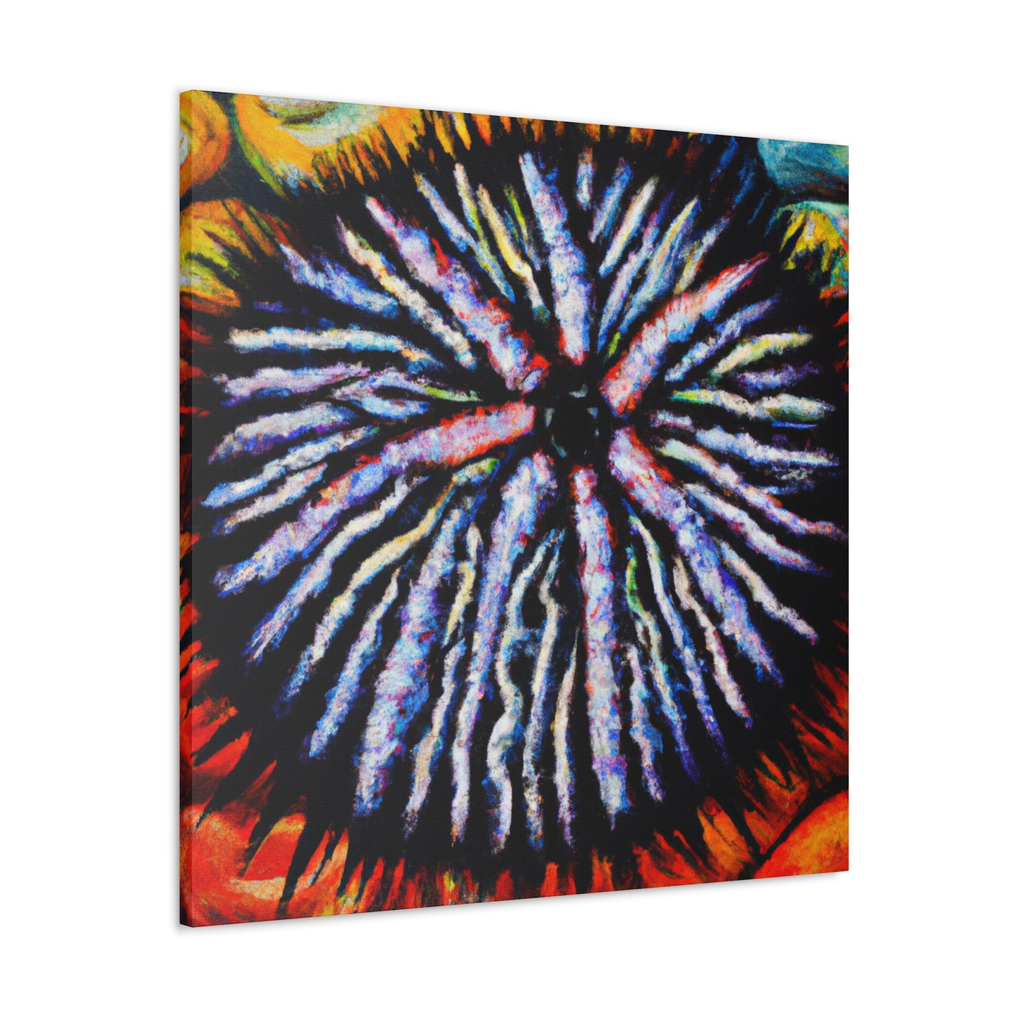 Sea Urchin Impasto - Canvas