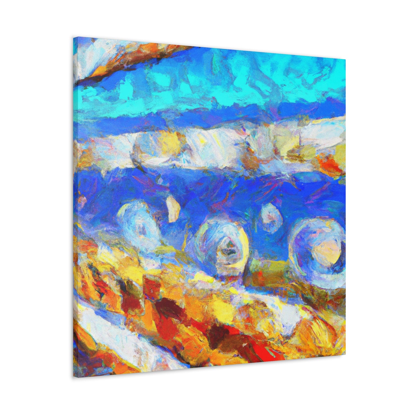 "Seawall on the Horizon" - Canvas