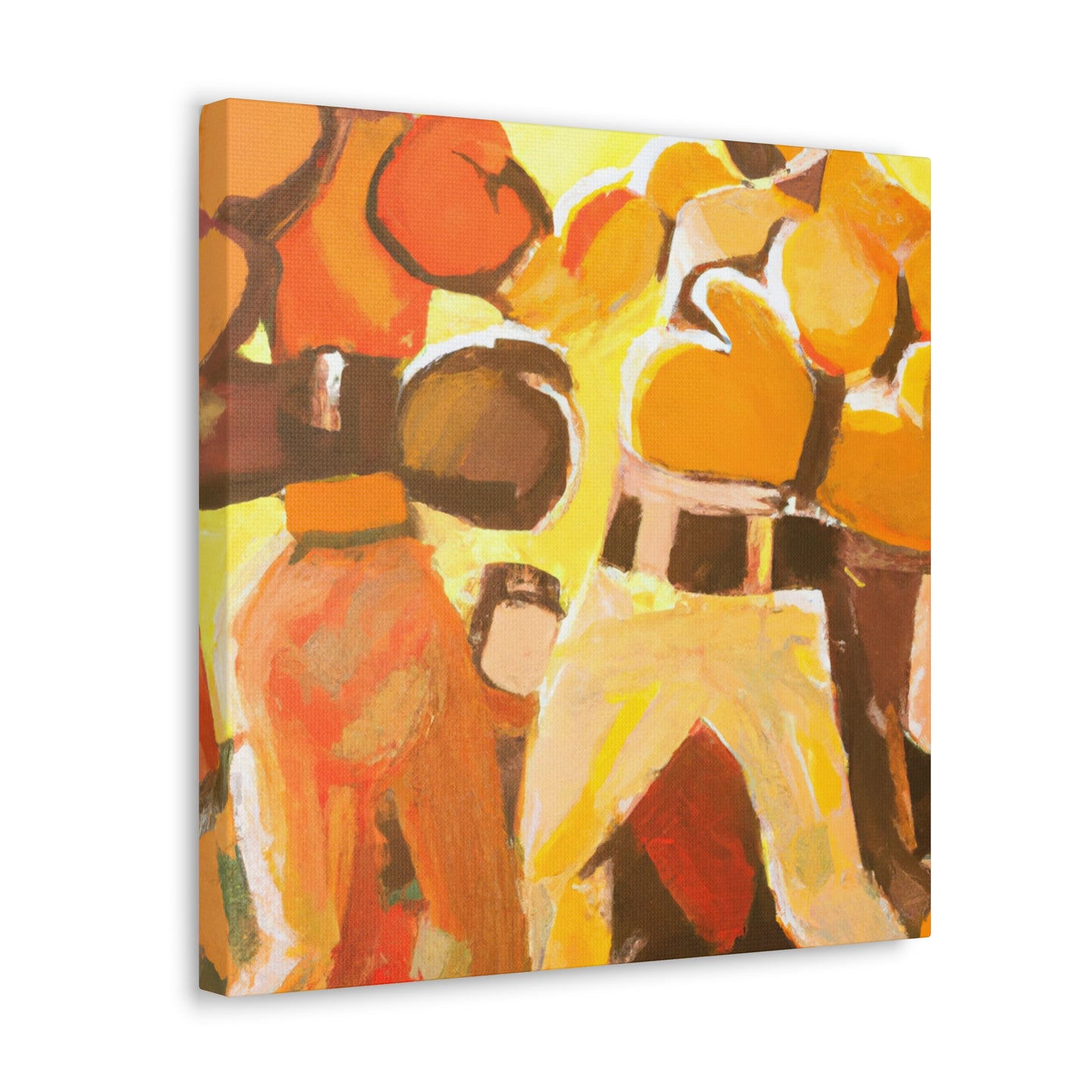 Boxers in the Ring - Canvas