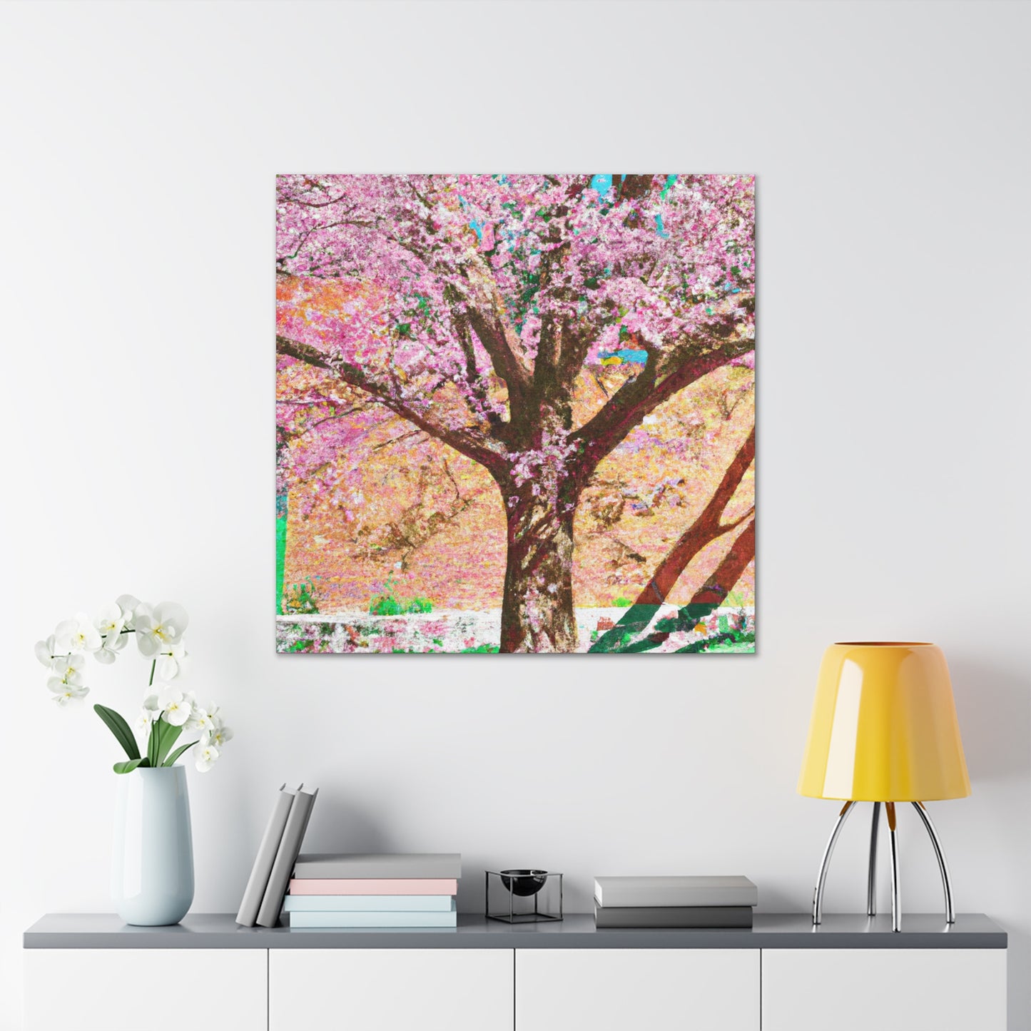 "Cherry Blossom Splendor" - Canvas