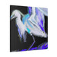 "Snowy Egret Reverie" - Canvas