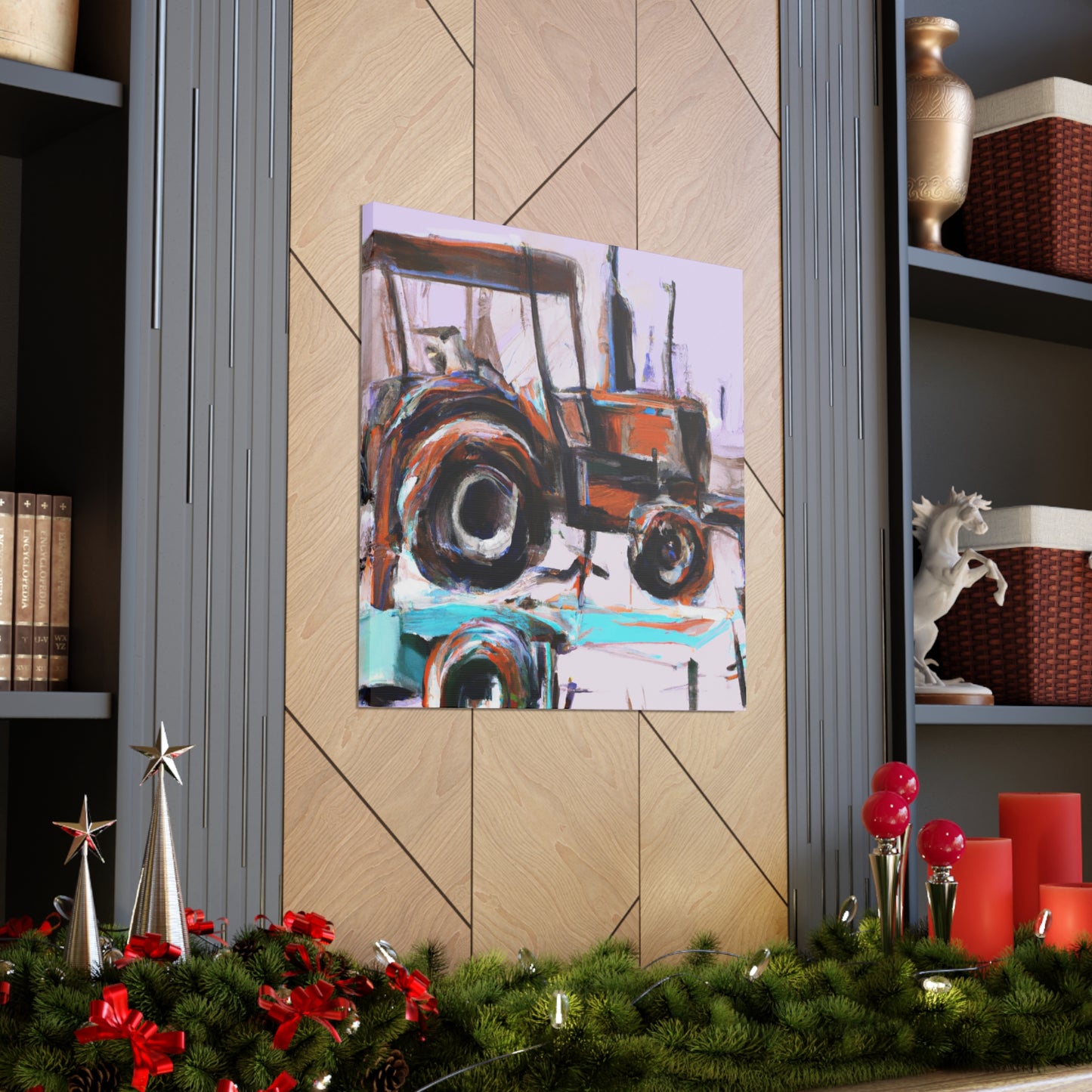 "Tractor of Abstraction" - Canvas