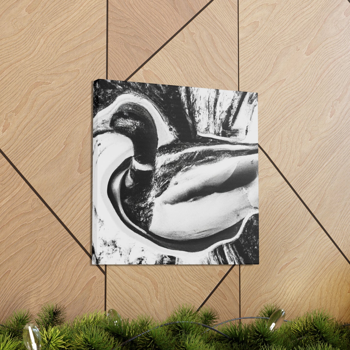 Mallard in the Clouds - Canvas