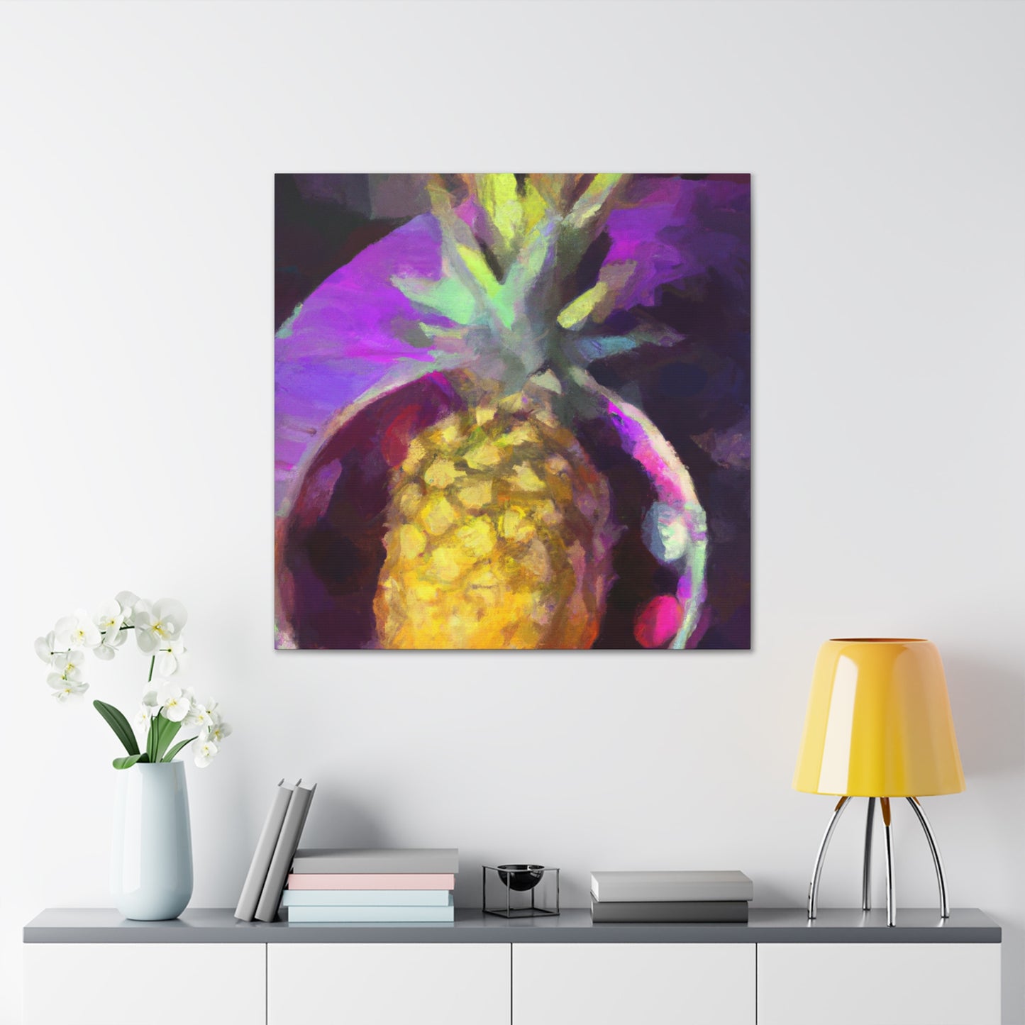 "Pineapple in Impressionism" - Canvas