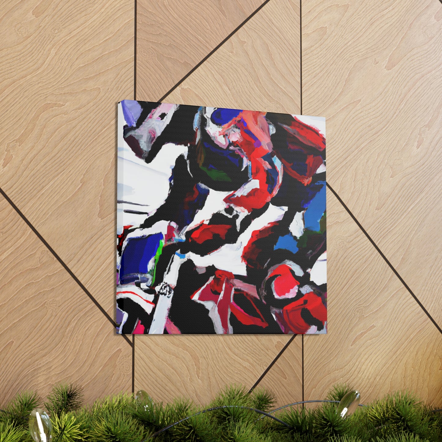 "Motocross at Speed" - Canvas