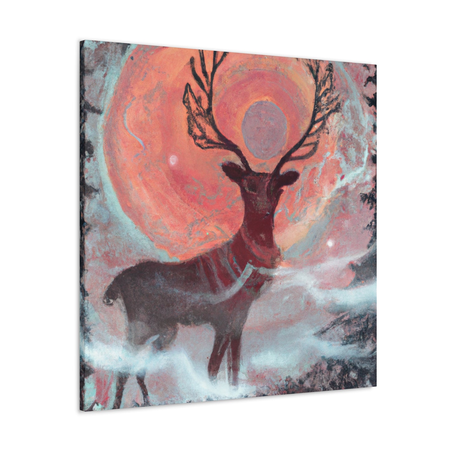 Reindeer in Baroque - Canvas