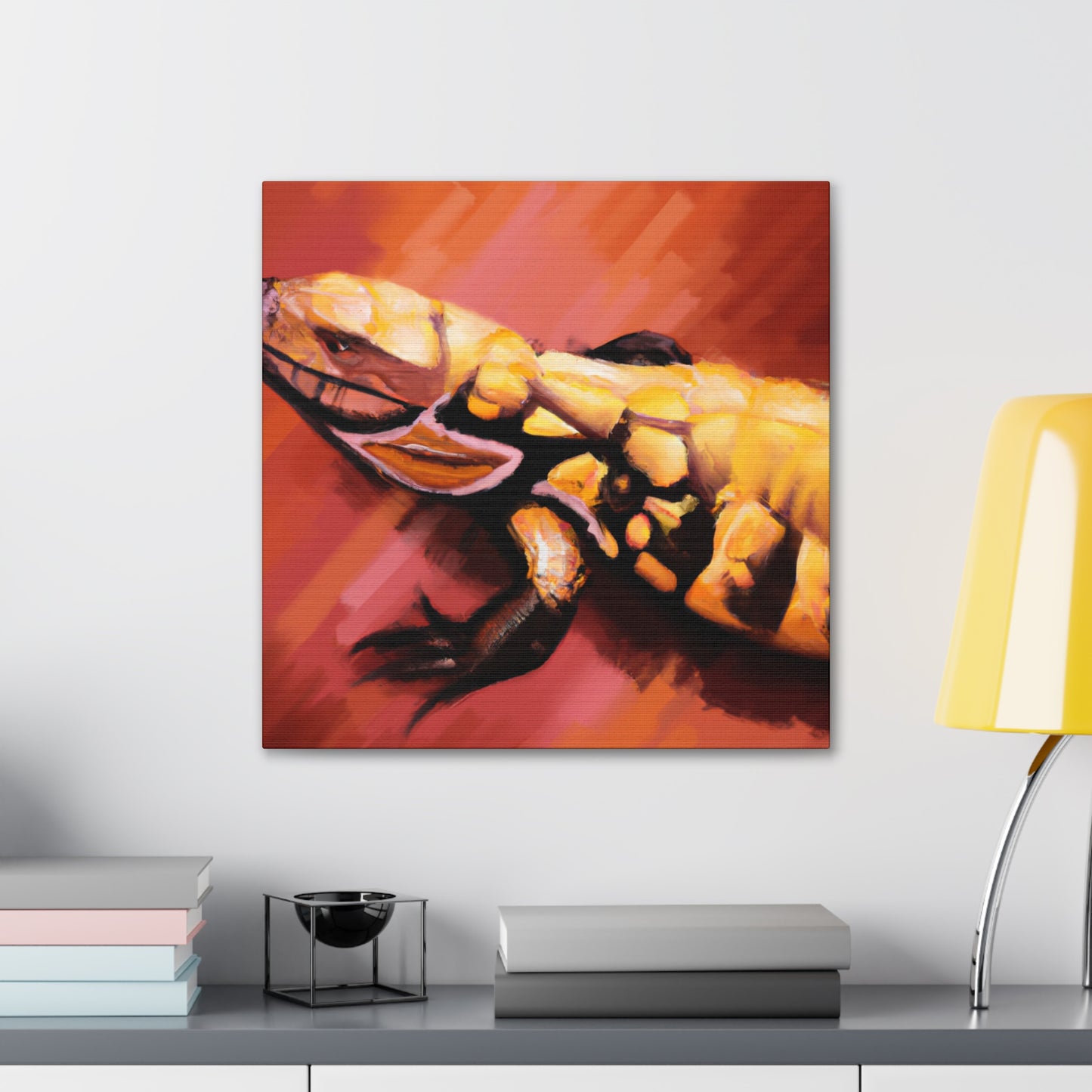 Gila Monster Reflection - Canvas