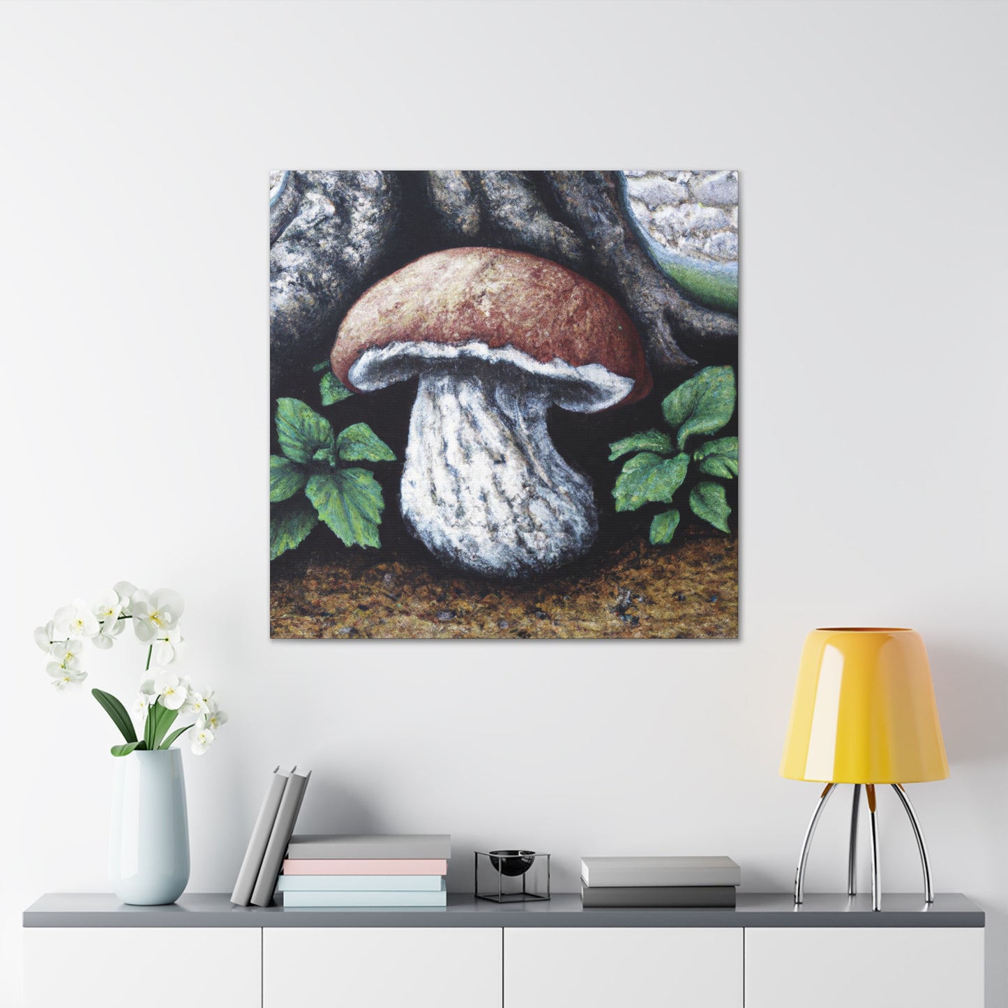 Mushroom Morning Marvel - Canvas