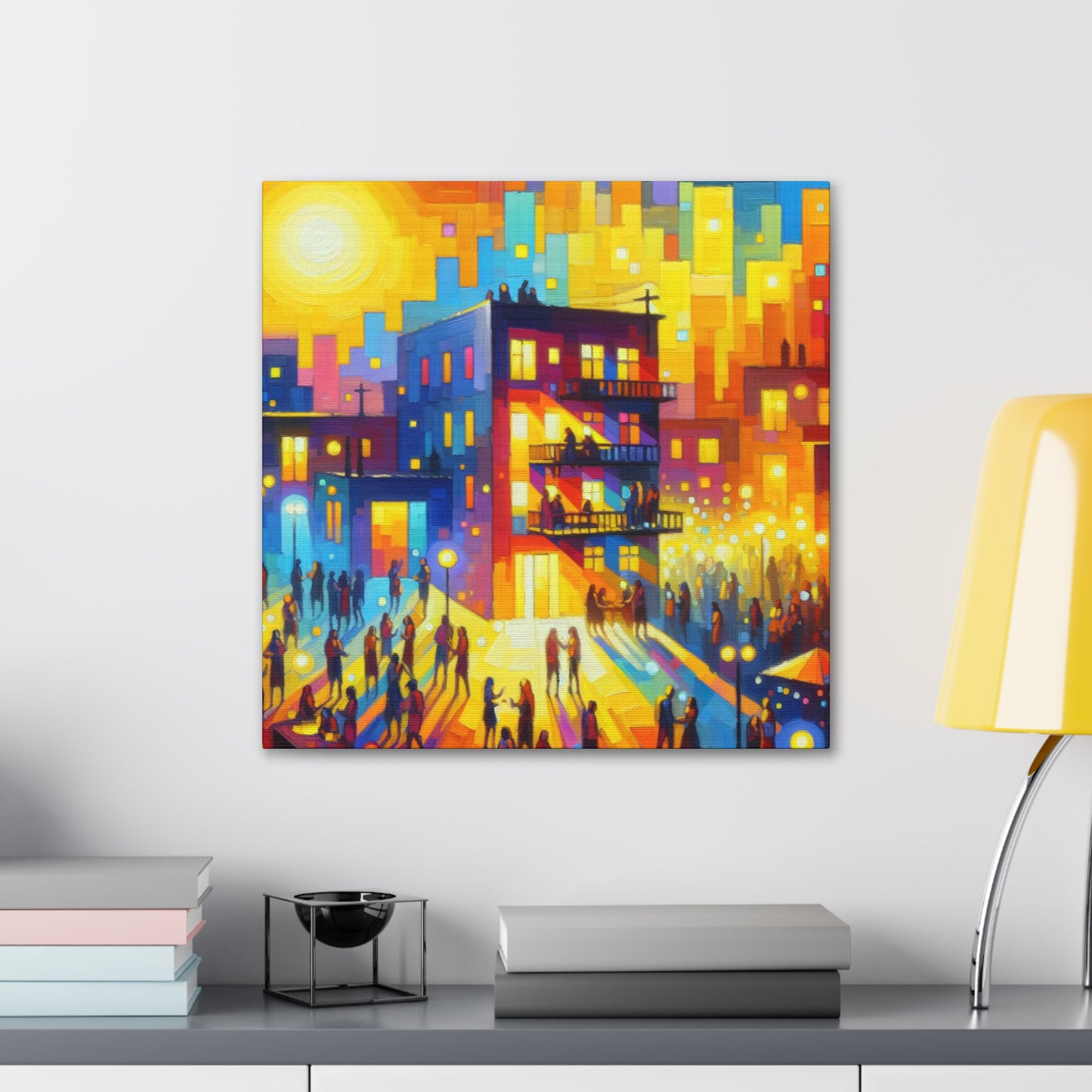 Vibrant Soirée Reverie - Canvas