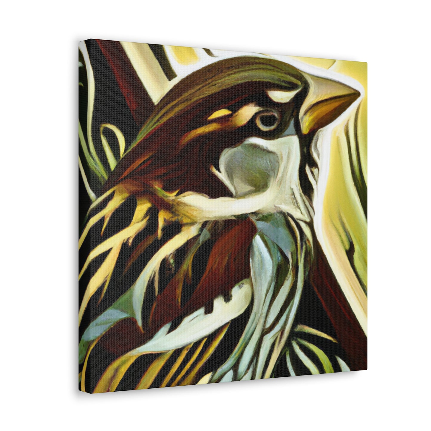 House Sparrow in Bloom - Canvas