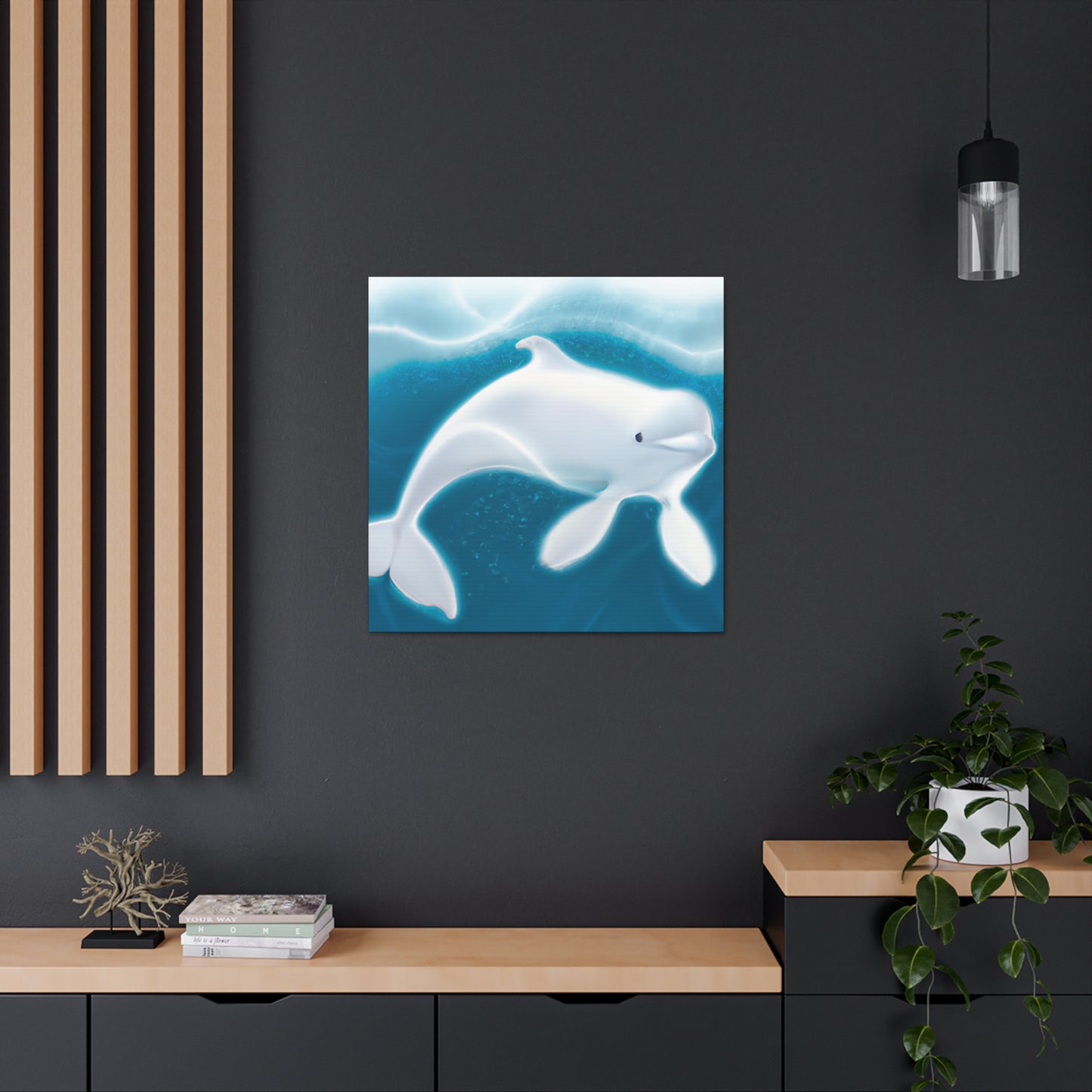 Beluga's Art Deco Dream - Canvas