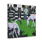 Majestic Grazing Horses - Canvas