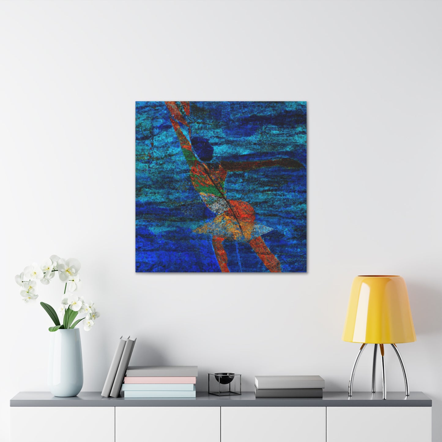 Gymnasts in Motion - Canvas