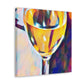 "Wine's Reflection Impression" - Canvas