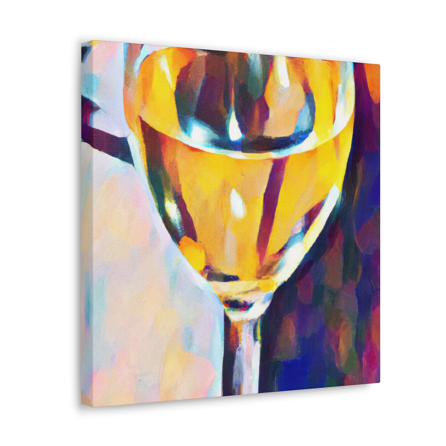 "Wine's Reflection Impression" - Canvas