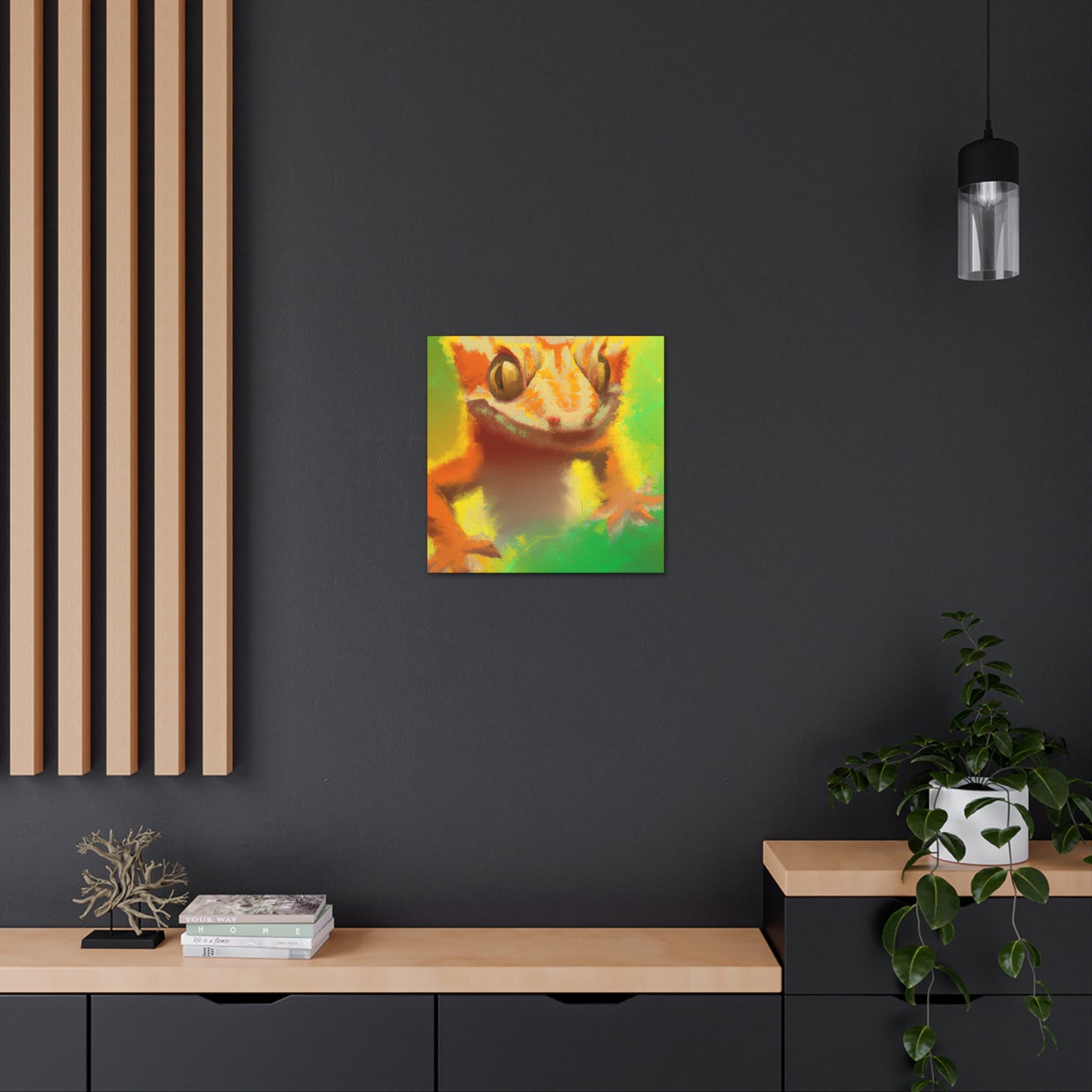 Crested Gecko Hues - Canvas