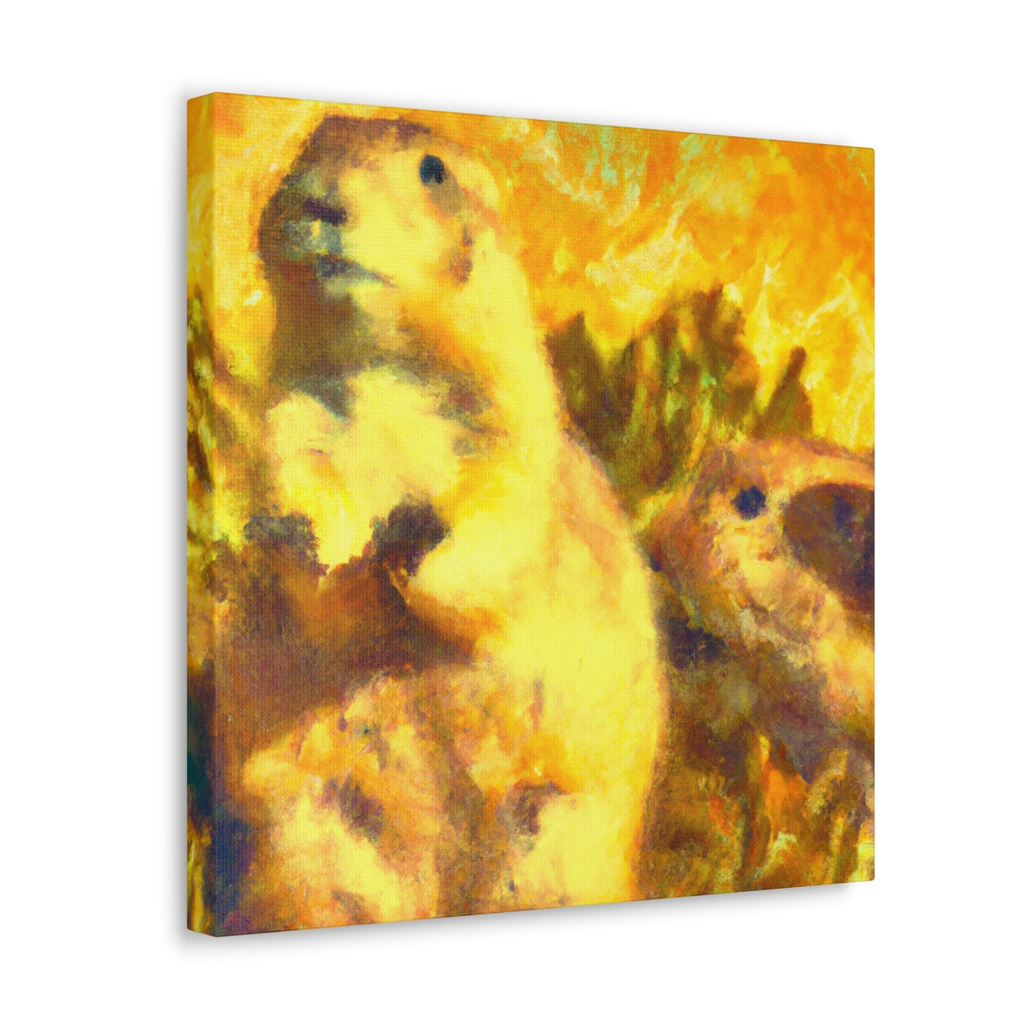 "Prairie Dog's Exuberance" - Canvas