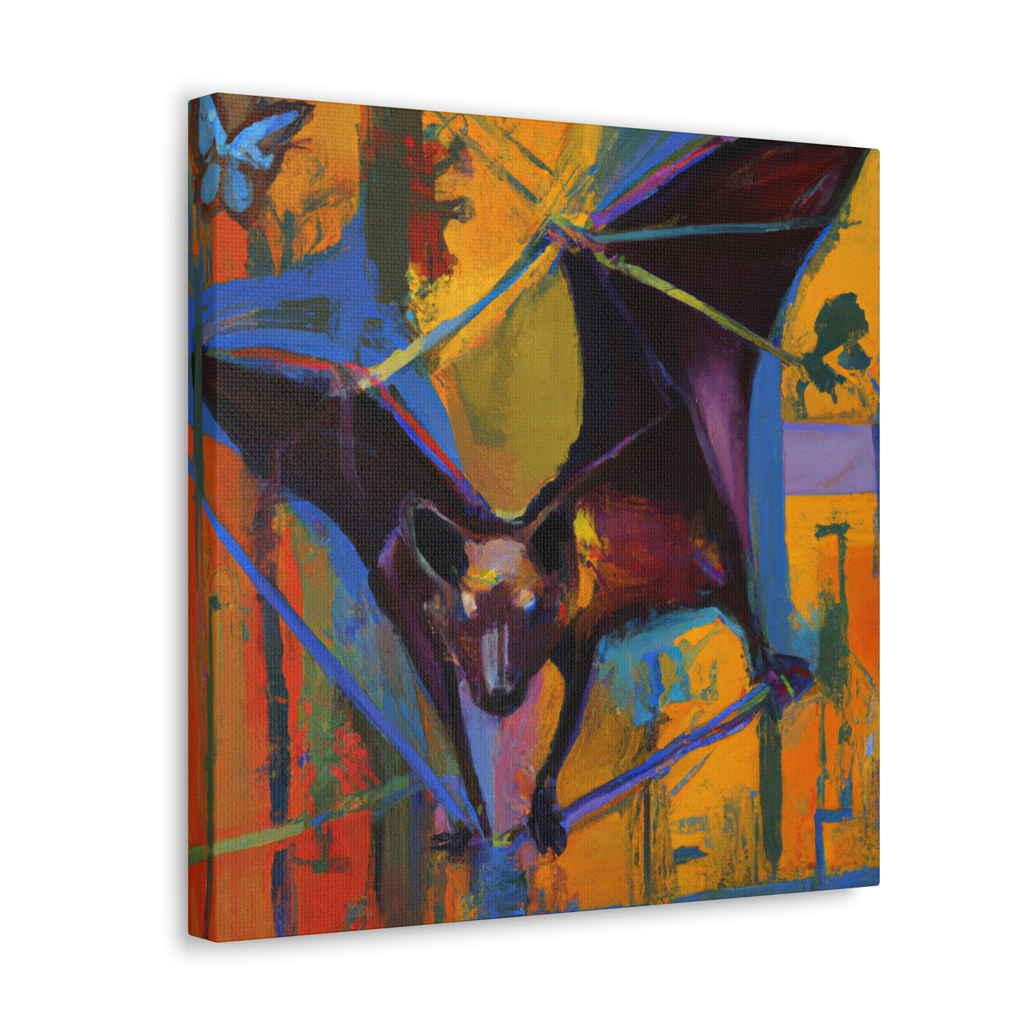 "Indian Flying Fox Flight" - Canvas