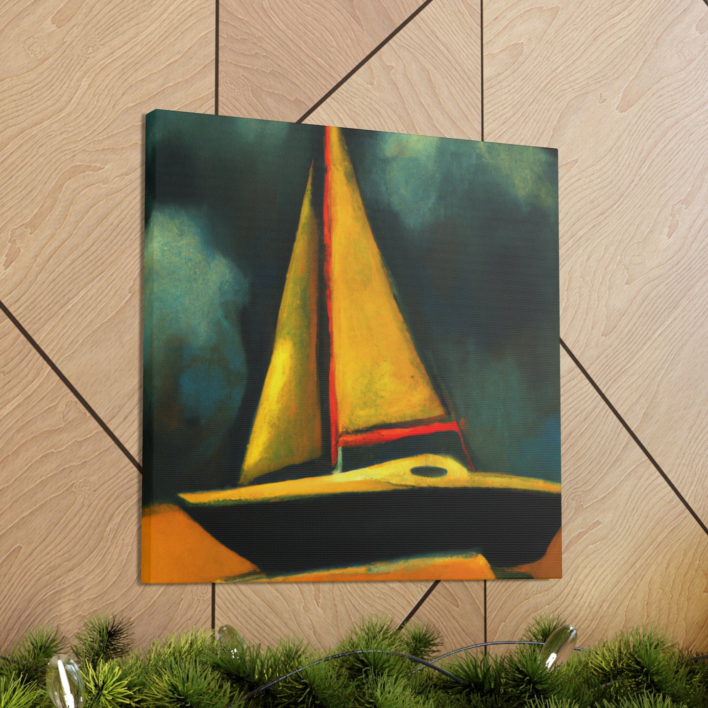 "Boats in the Fog" - Canvas