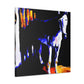 Mule in Motion Abstract - Canvas