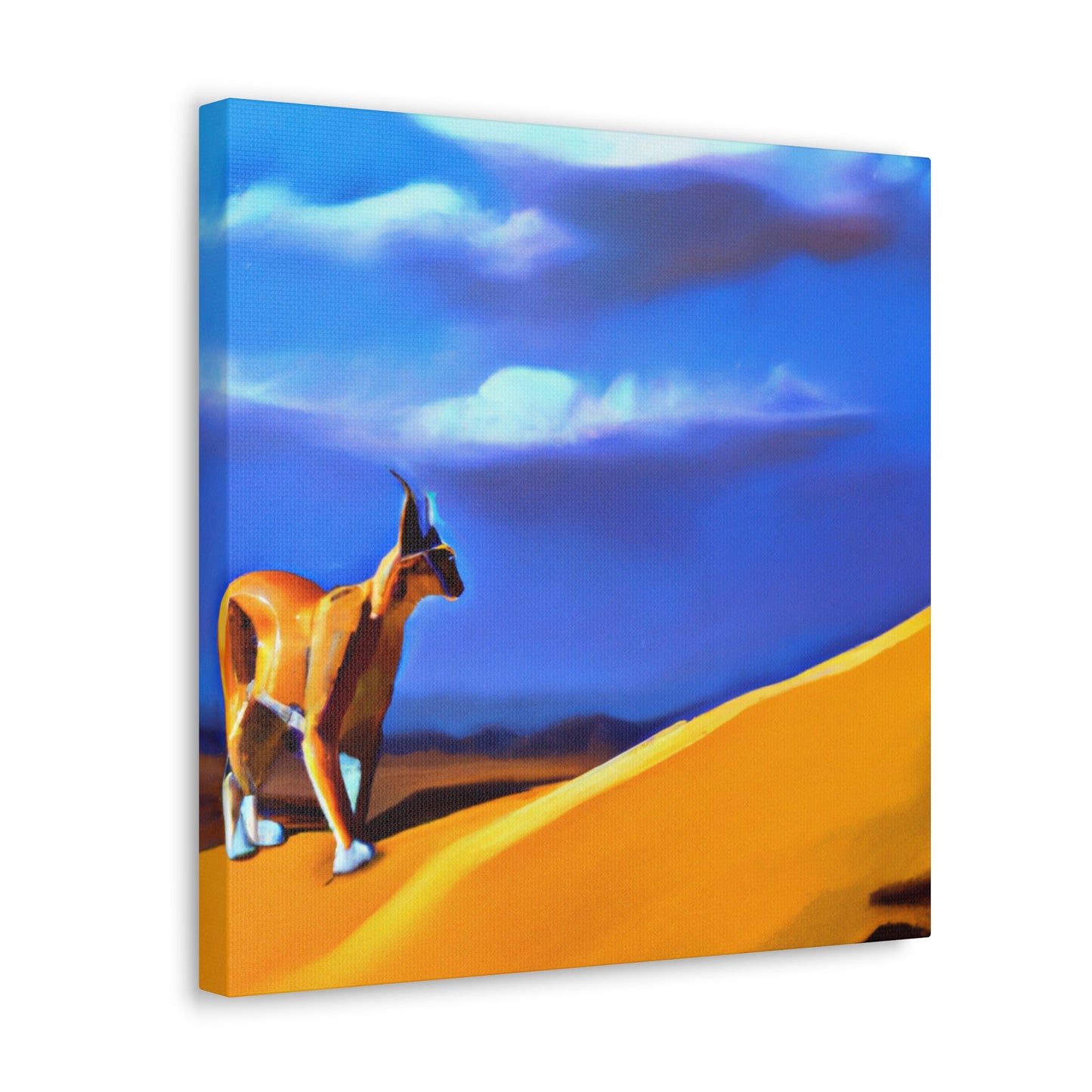 "Caracal in Surrealism" - Canvas