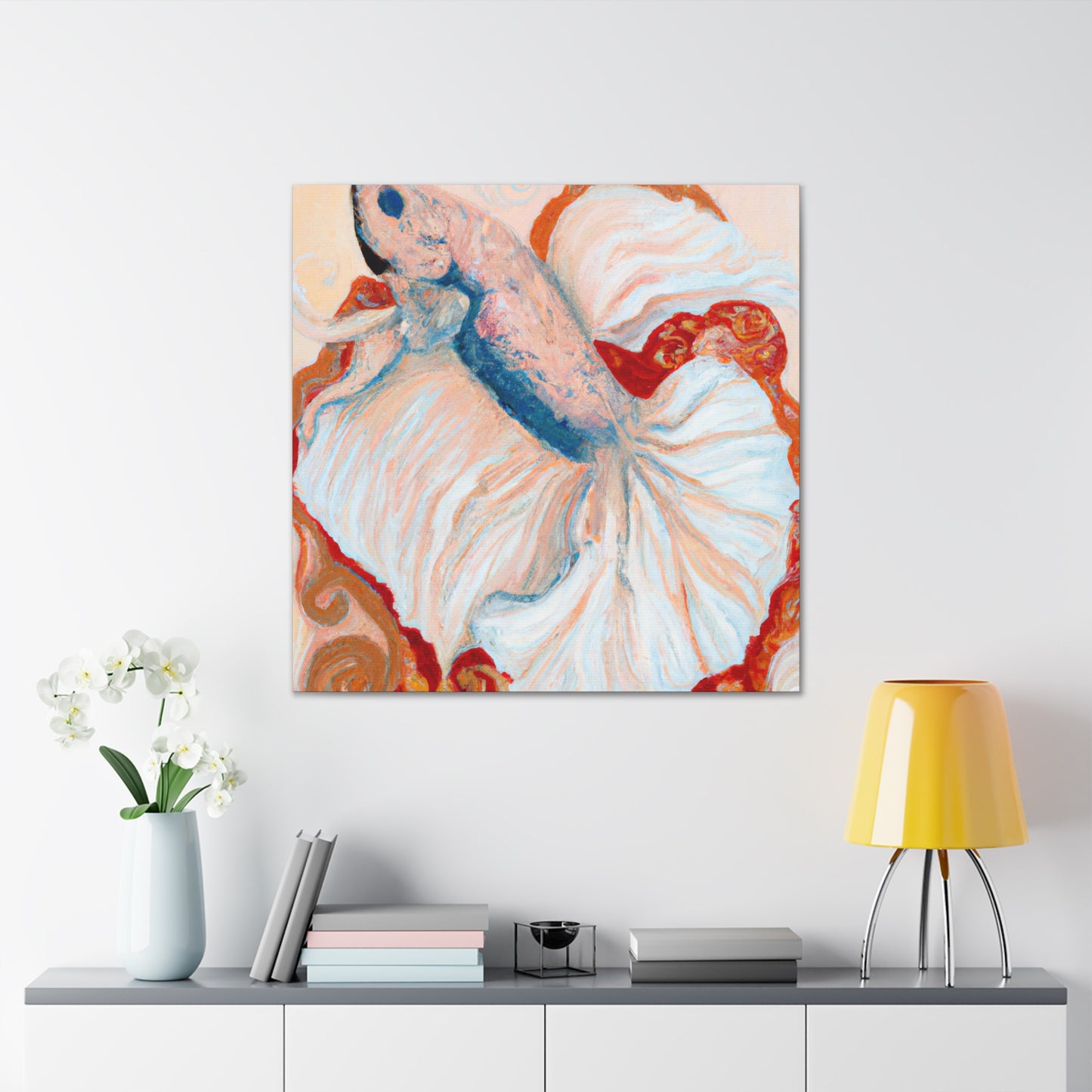 "Joyful Betta Splendor" - Canvas