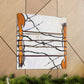 "Barbed Wire Splendour" - Canvas