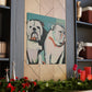 "Loyal English Bulldog' - Canvas