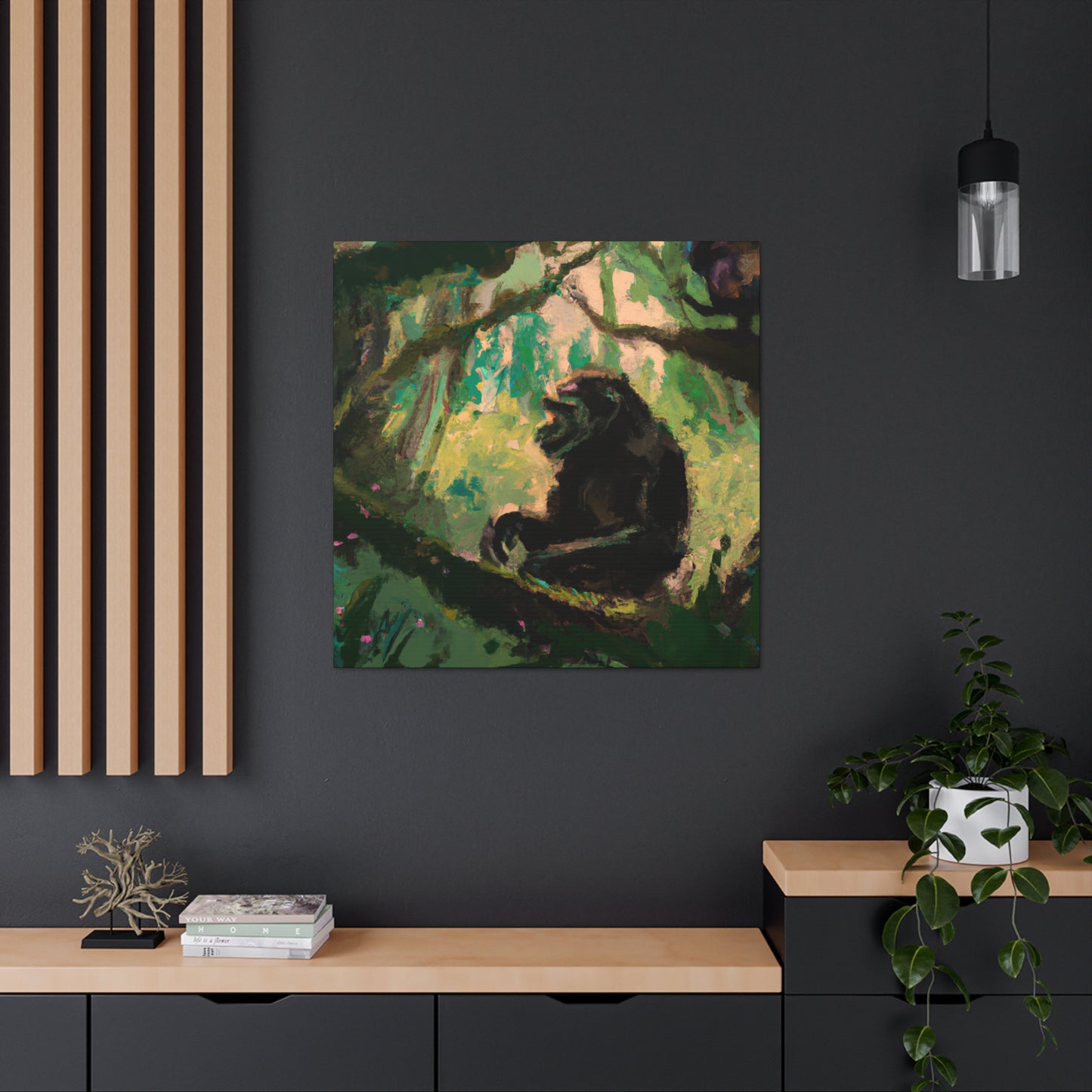 Chimpanzee Expressionistic Dream - Canvas