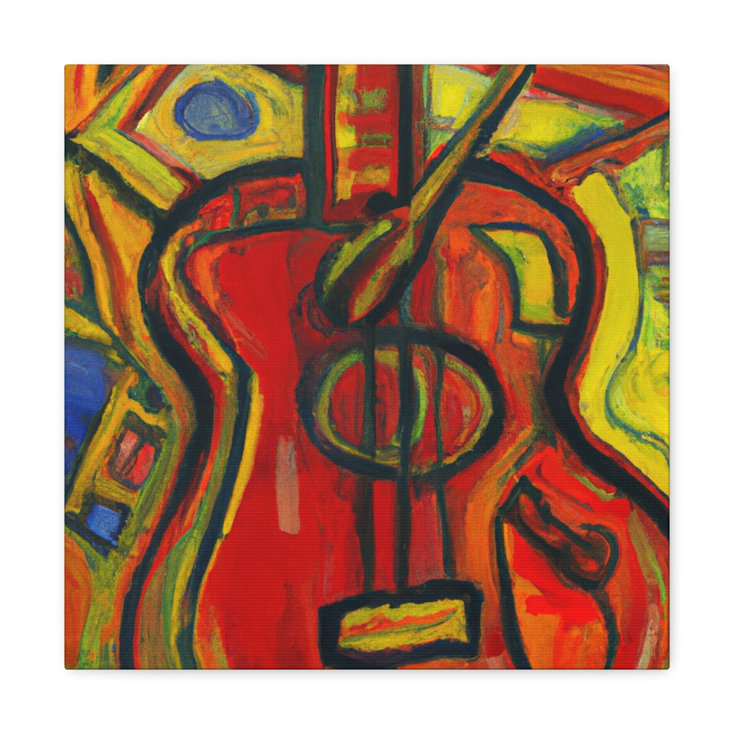 Mandolin in Motion - Canvas