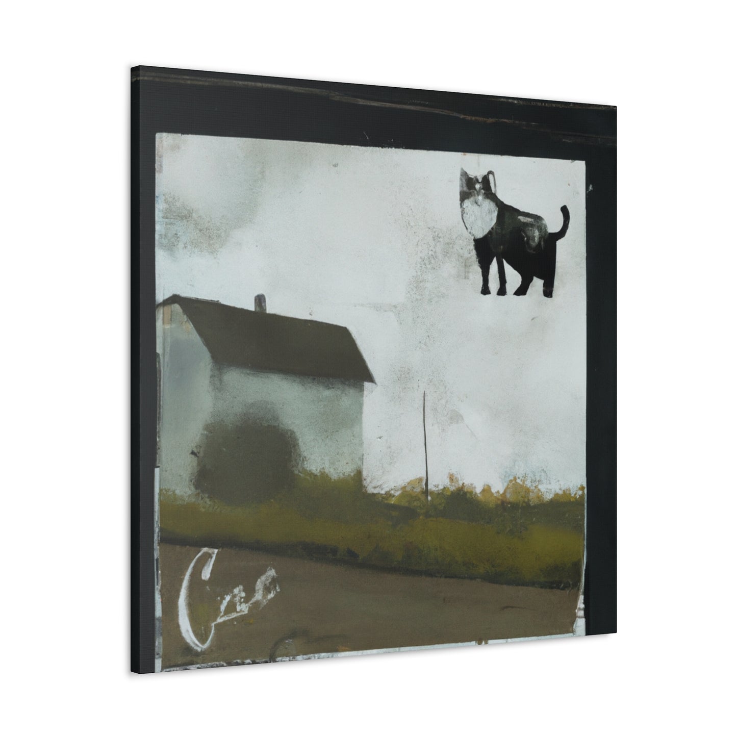 "Barn Cat Prowl'ing" - Canvas