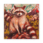 Raccoon in Rococo - Canvas