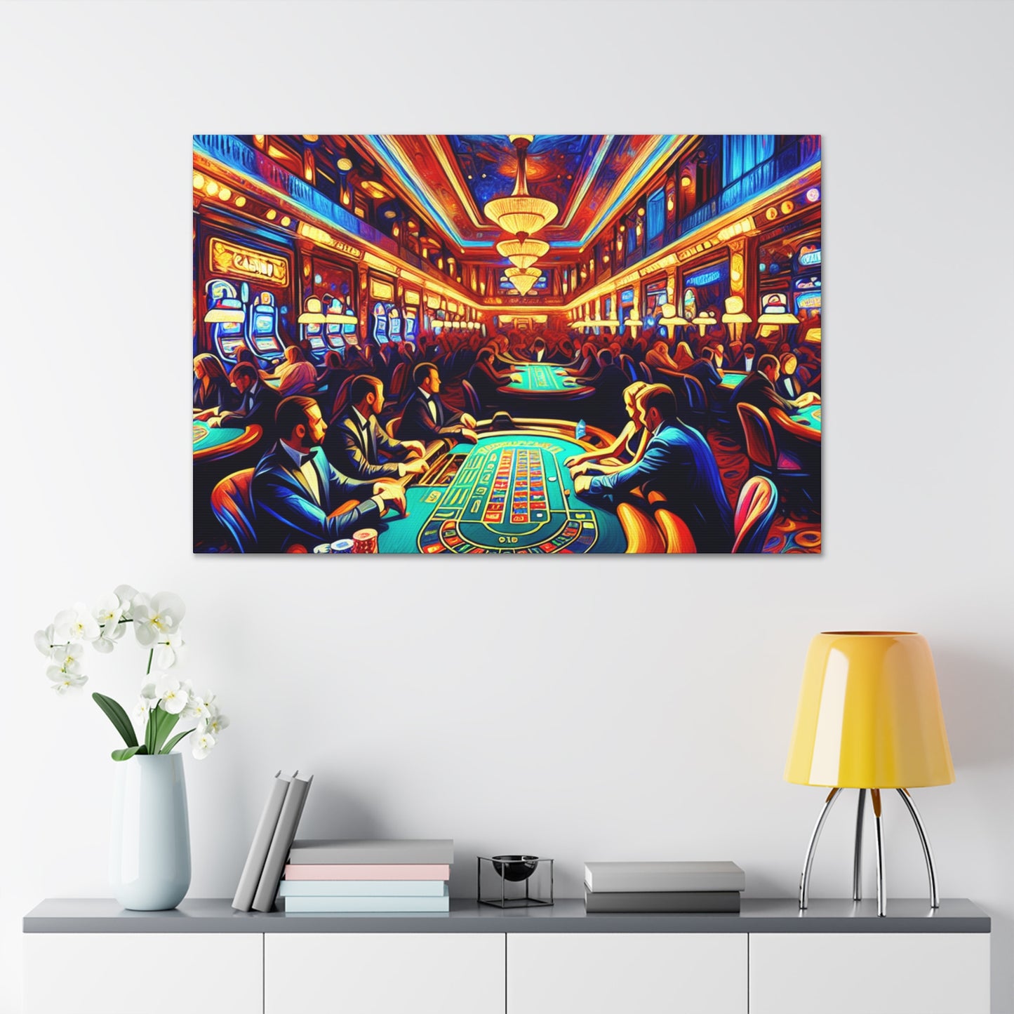 "Gambling Mirage Melody" - Canvas