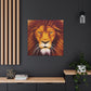 Lion in Hyperrealism - Canvas