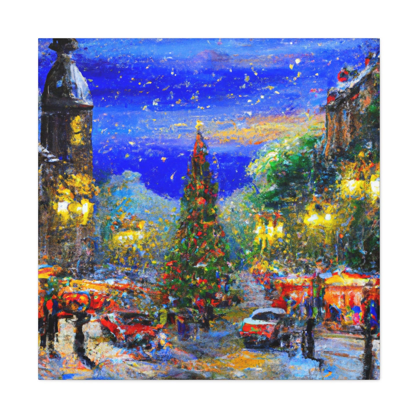 City Square Reverie - Canvas