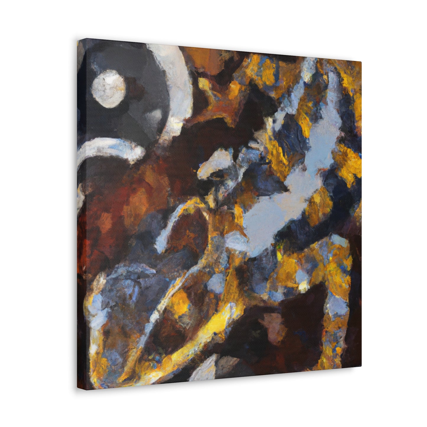 Frilled Lizard Impressionism - Canvas