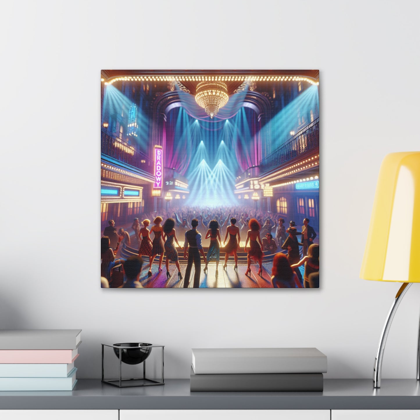 "Vibrant Broadway Spectacle" - Canvas