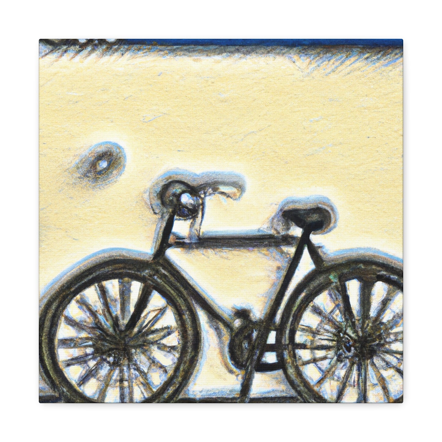 "Wheel of Reflection Bicycle" - Canvas