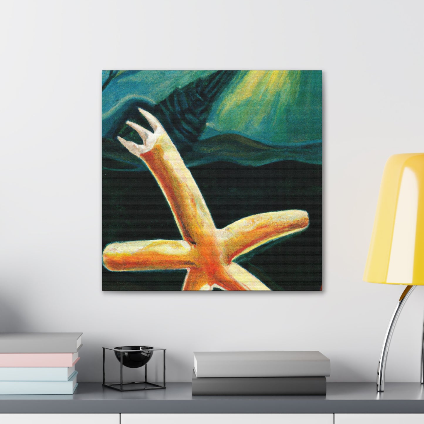 "Life Among the Starfish" - Canvas