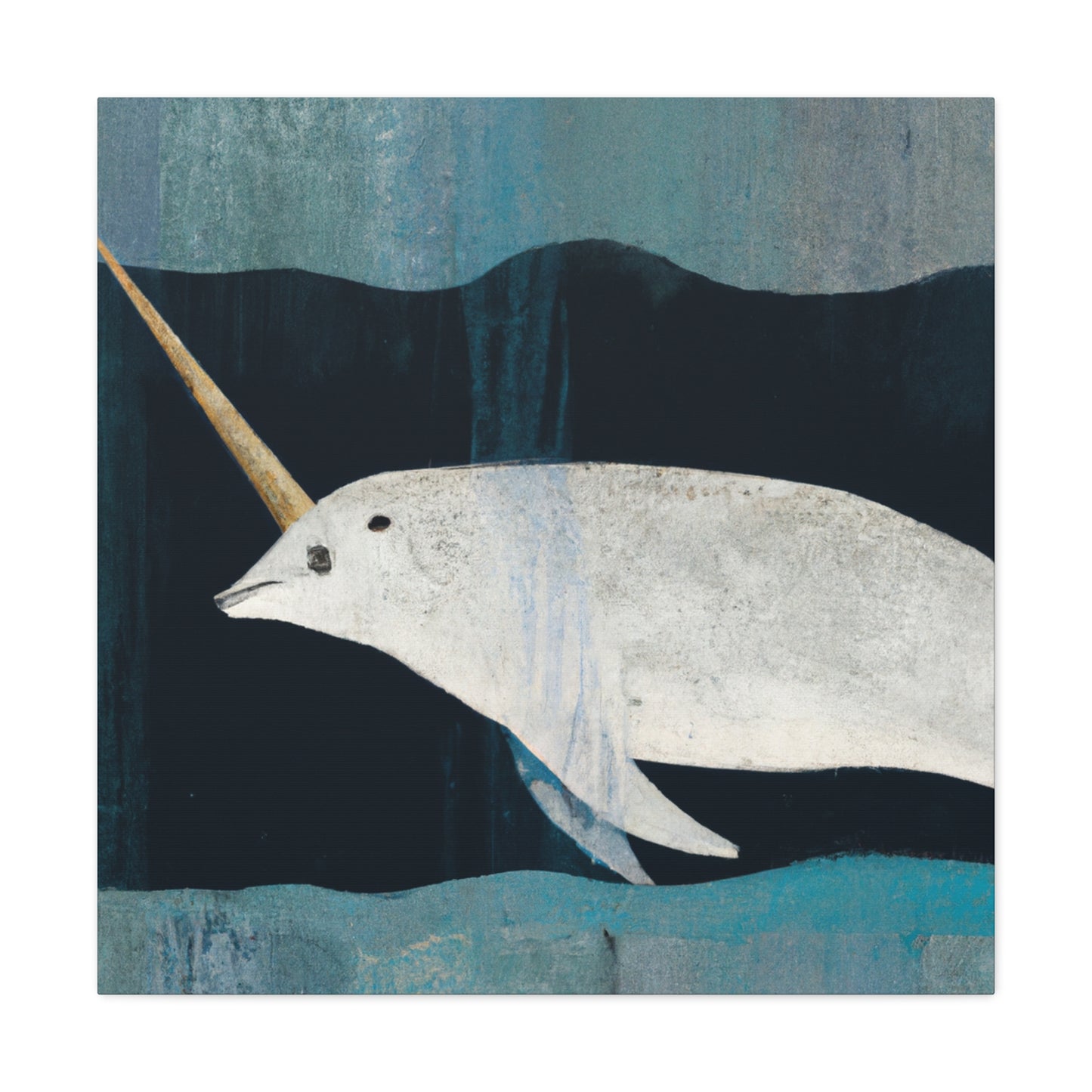 Narwhal's Mystic Dance - Canvas