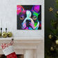 Adorable Boston Terrier - Canvas