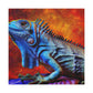 Iguanas of Colorful Joy - Canvas