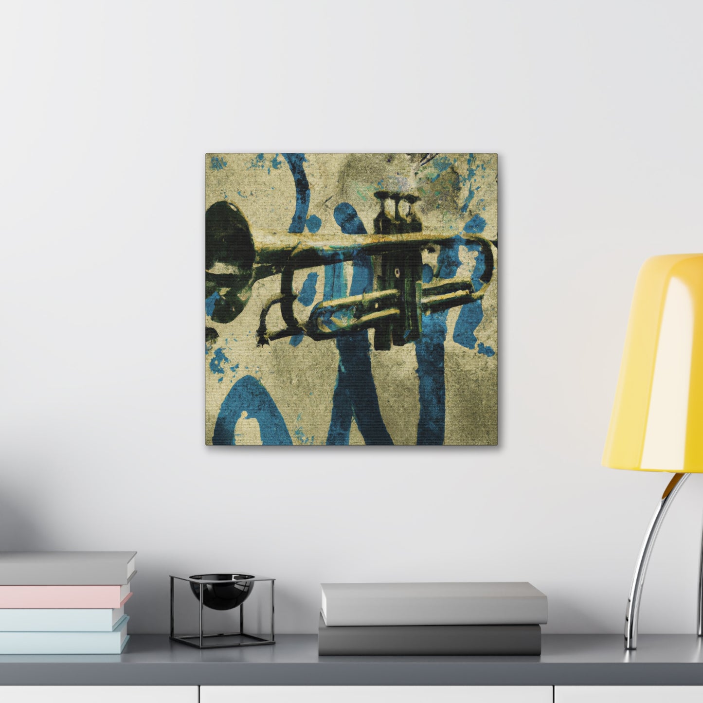 "Jazz's Shining Trumpet" - Canvas